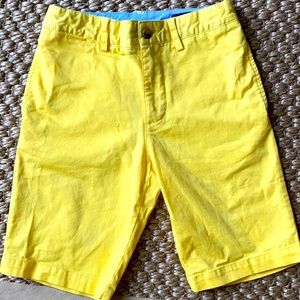 Boys Size 8 Ralph Lauren yellow chino short
